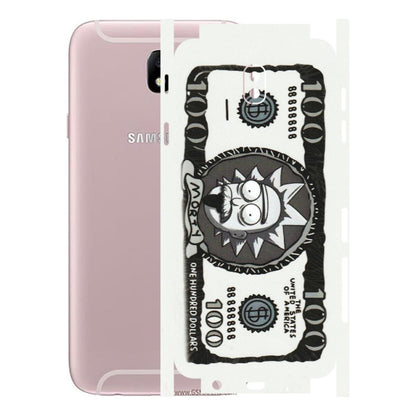 Samsung M/F/Note/Flip and C Phone Skins (All Models) - Rick And Morty Hundred Dollar Anime - Matte Finish (M-161) Samsung Galaxy J7 Pro