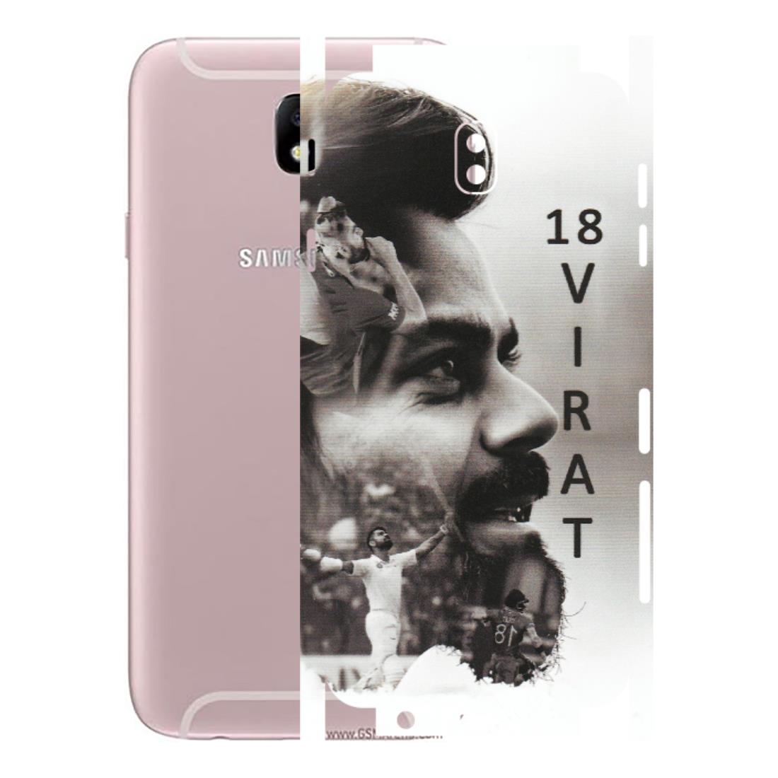 Samsung M/F/Note/Flip and C Phone Skins (All Models) - Virat Kohli Cricketer - Matte Finish (M-163) Samsung Galaxy J7 Pro