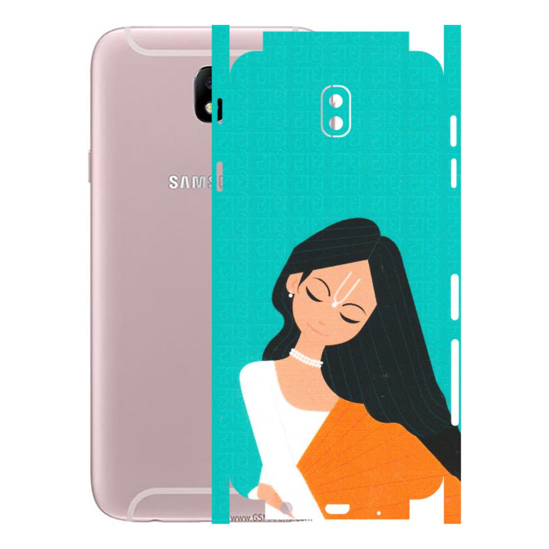Samsung M/F/Note/Flip and C Phone Skins (All Models) - Radhe Radhe With Hindu Symbol - Matte Finish (M-164) Samsung Galaxy J7 Pro
