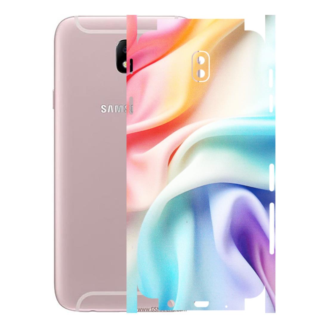 Samsung M/F/Note/Flip and C Phone Skins (All Models) - Colourful Silk Cloth - Matte Finish (M-165) Samsung Galaxy J7 Pro
