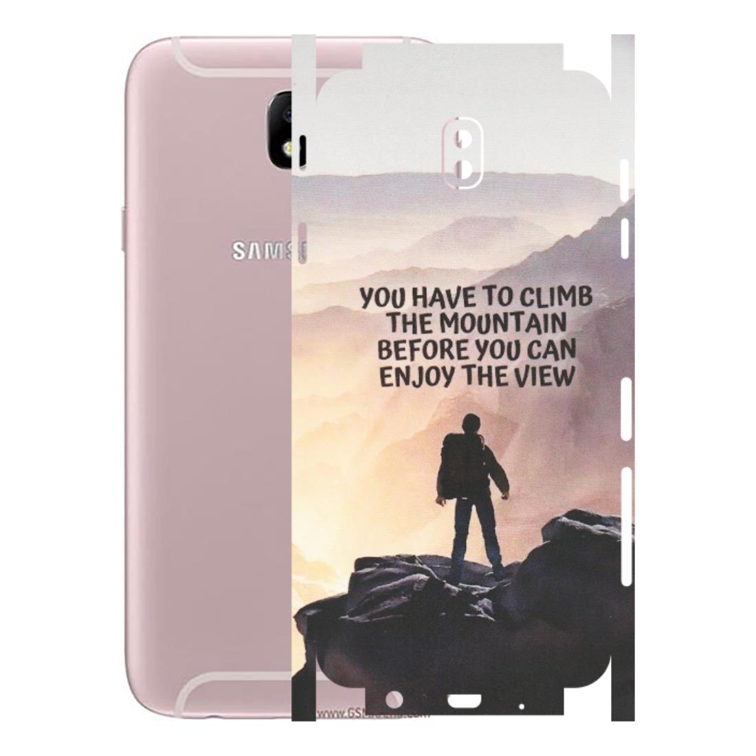Samsung M/F/Note/Flip and C Phone Skins (All Models) - Motivational Hiking Mountain - Matte Finish (M-28) Samsung Galaxy J7 Pro