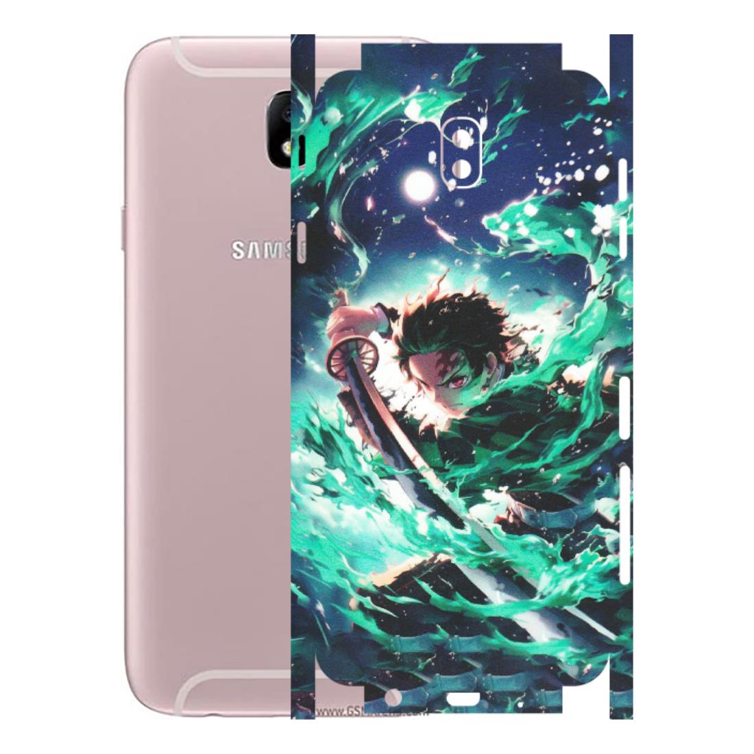Samsung M/F/Note/Flip and C Phone Skins (All Models) - Sword Fighter Anime - Matte Finish (M-29) Samsung Galaxy J7 Pro