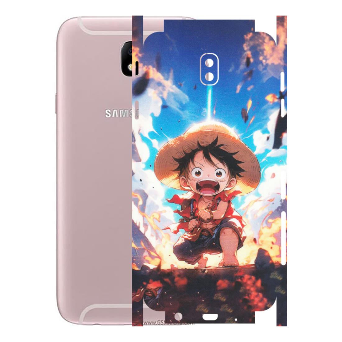 Samsung M/F/Note/Flip and C Phone Skins (All Models) - Toon One Piece Cute Character - Matte Finish (M-35) Samsung Galaxy J7 Pro