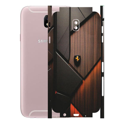 Samsung M/F/Note/Flip and C Phone Skins (All Models) - Lambo Beauty Wood Pattern Sober - Matte Finish (M-51) Samsung Galaxy J7 Pro