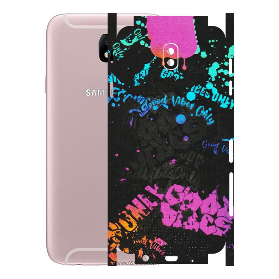 Samsung M/F/Note/Flip and C Phone Skins (All Models) - Majestic Black Vibes - Matte Finish (M-62) Samsung Galaxy J7 Pro