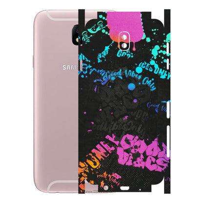 Samsung M/F/Note/Flip and C Phone Skins (All Models) - Majestic Black Vibes - Matte Finish (M-62) Samsung Galaxy J7 Pro