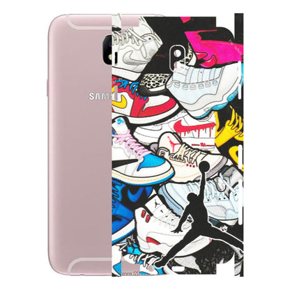 Samsung M/F/Note/Flip and C Phone Skins (All Models) - Jordan Sneakers Fan - Matte Finish (M-80) Samsung Galaxy J7 Pro