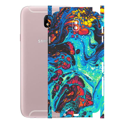 Samsung M/F/Note/Flip and C Phone Skins (All Models) - Majestic Galactic Marbel - Matte Finish (M-85) Samsung Galaxy J7 Pro