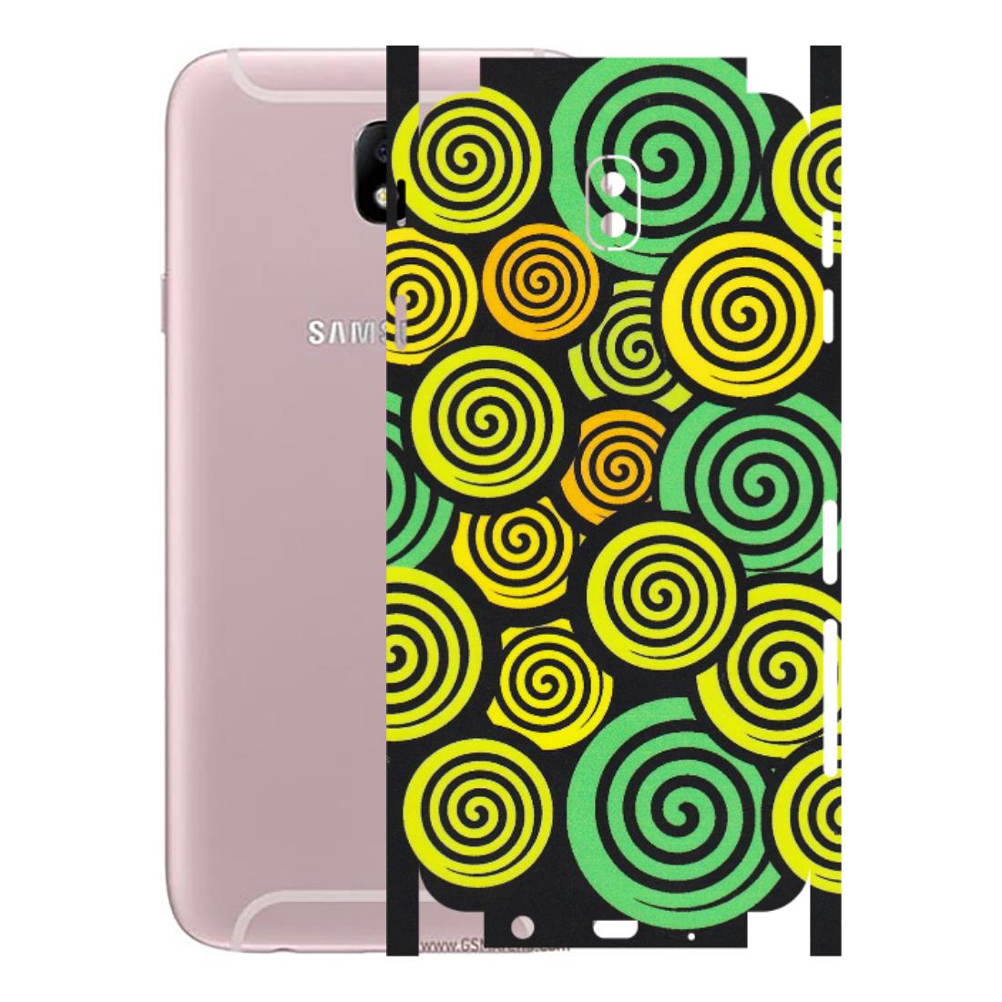 Samsung M/F/Note/Flip and C Phone Skins (All Models) - Crazy Spiral - Matte Finish (M-91) Samsung Galaxy J7 Pro