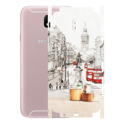Samsung M/F/Note/Flip and C Phone Skins (All Models) - London Street - Transparent Finish (T-02) Samsung Galaxy J7 Pro