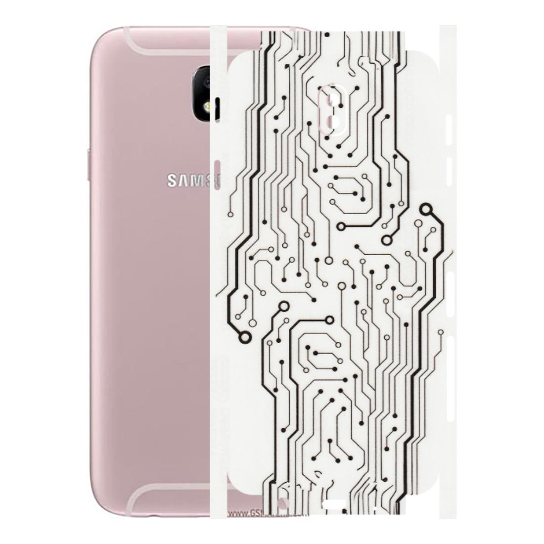 Samsung M/F/Note/Flip and C Phone Skins (All Models) - Tech Circuits - Transparent Finish (T-03) Samsung Galaxy J7 Pro