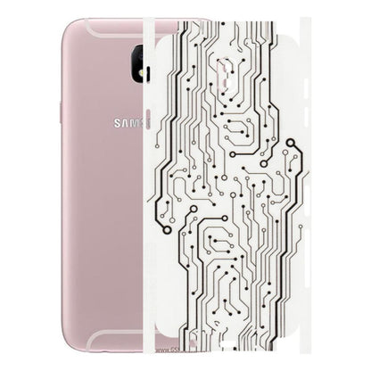 Samsung M/F/Note/Flip and C Phone Skins (All Models) - Tech Circuits - Transparent Finish (T-03) Samsung Galaxy J7 Pro