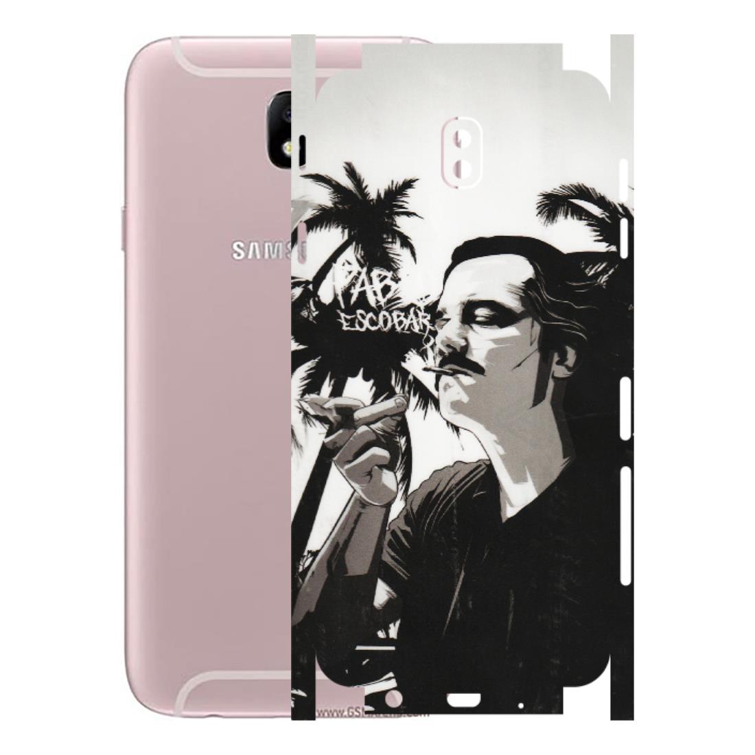 Samsung M/F/Note/Flip and C Phone Skins (All Models) - Pab Escobar - Transparent Finish (T-05) Samsung Galaxy J7 Pro