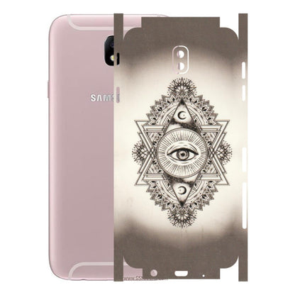 Samsung M/F/Note/Flip and C Phone Skins (All Models) - Illuminati Great Eye - Transparent Finish (T-14) Samsung Galaxy J7 Pro