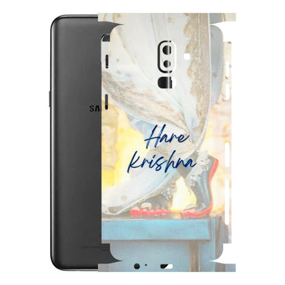 Samsung M/F/Note/Flip and C Phone Skins (All Models) - Hare Krishna - 3D Embossed Finish (L-03) Samsung Galaxy J8 2018
