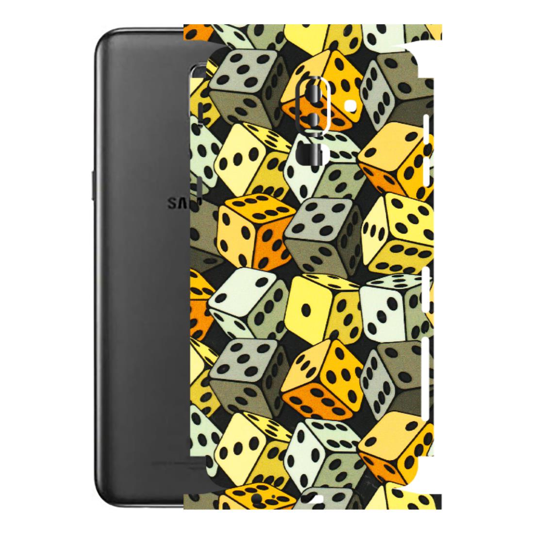 Samsung M/F/Note/Flip and C Phone Skins (All Models) - Dices Of Life - 3D Embossed Finish (L-04) Samsung Galaxy J8 2018