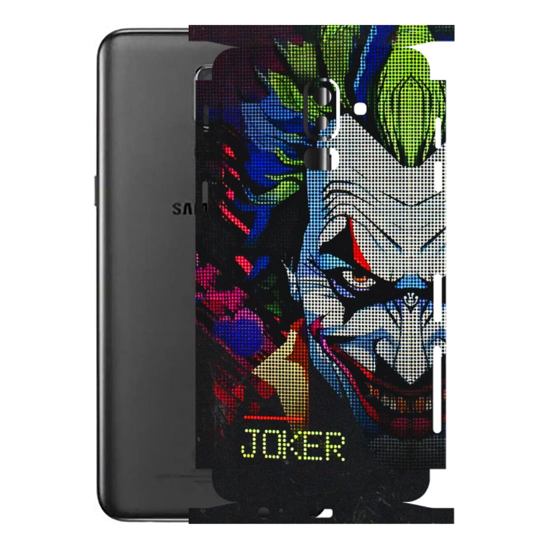 Samsung M/F/Note/Flip and C Phone Skins (All Models) - Joker Dot Matrix - 3D Embossed Finish (L-08) Samsung Galaxy J8 2018