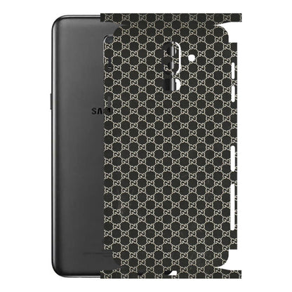 Samsung M/F/Note/Flip and C Phone Skins (All Models) - Black G Print - 3D Embossed Finish (L-109) Samsung Galaxy J8 2018