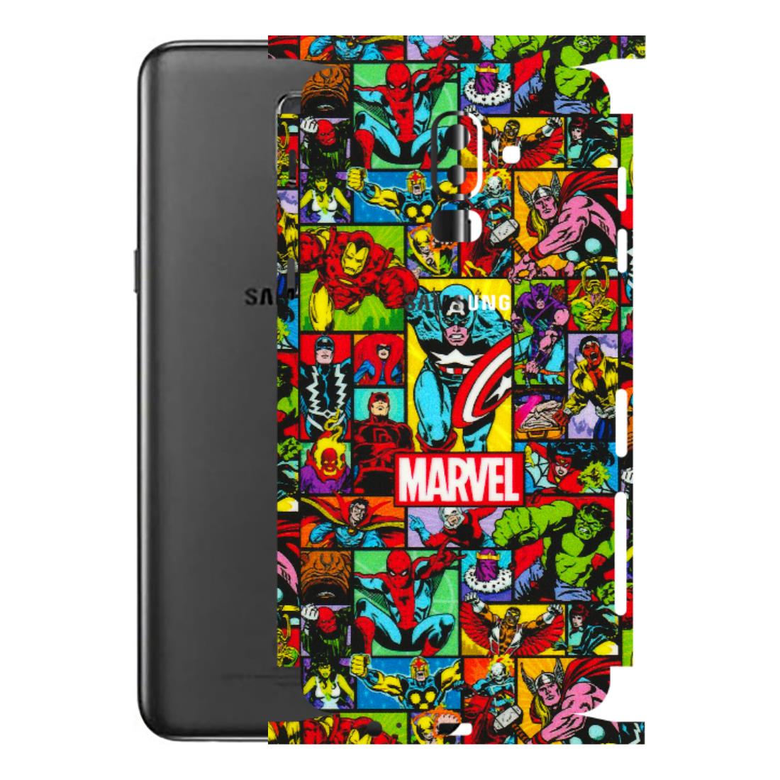 Samsung M/F/Note/Flip and C Phone Skins (All Models) - MARVELOUS Comic Characters - 3D Embossed Finish (L-129) Samsung Galaxy J8 2018