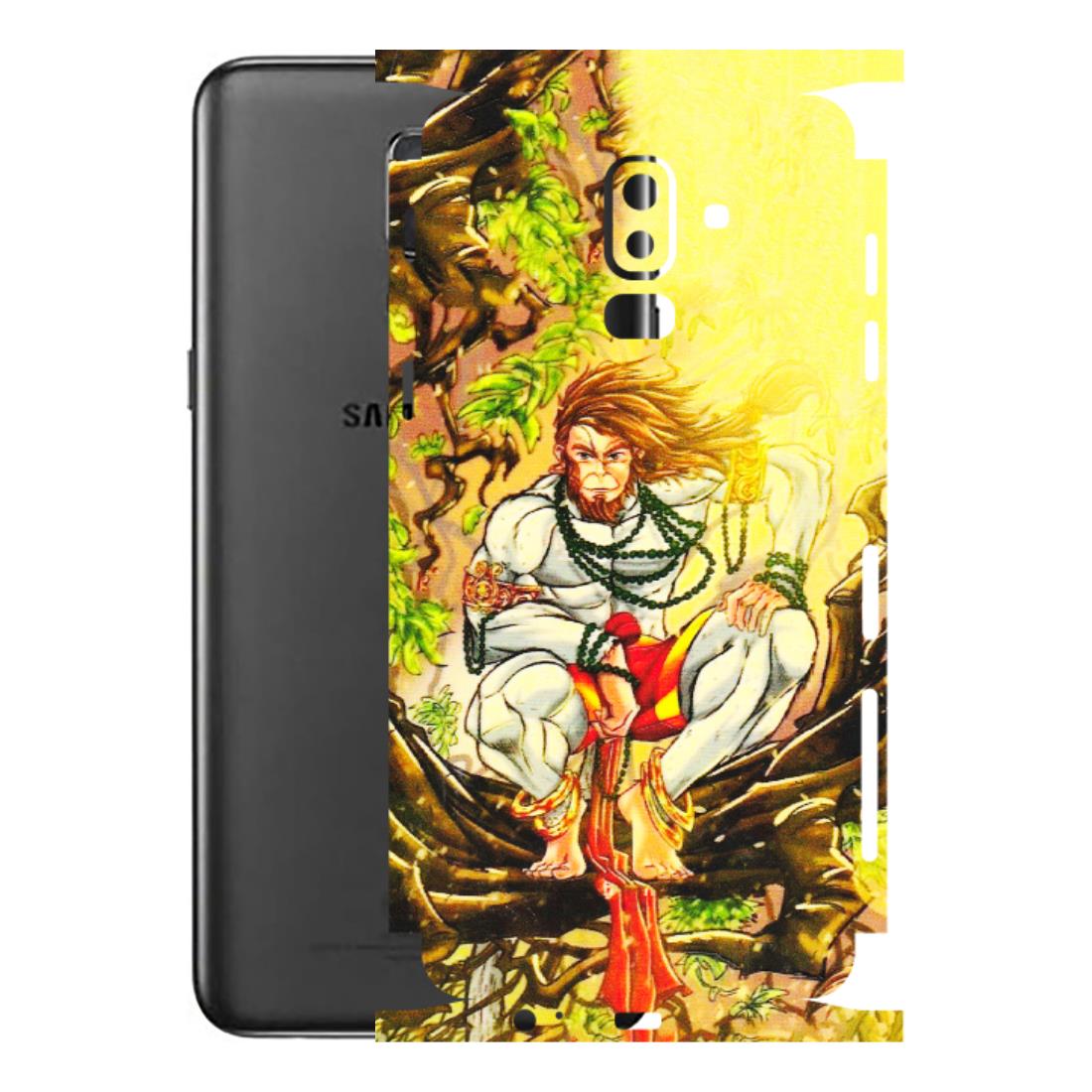 Samsung M/F/Note/Flip and C Phone Skins (All Models) - Lord Hanuman - 3D Embossed Finish (L-152) Samsung Galaxy J8 2018