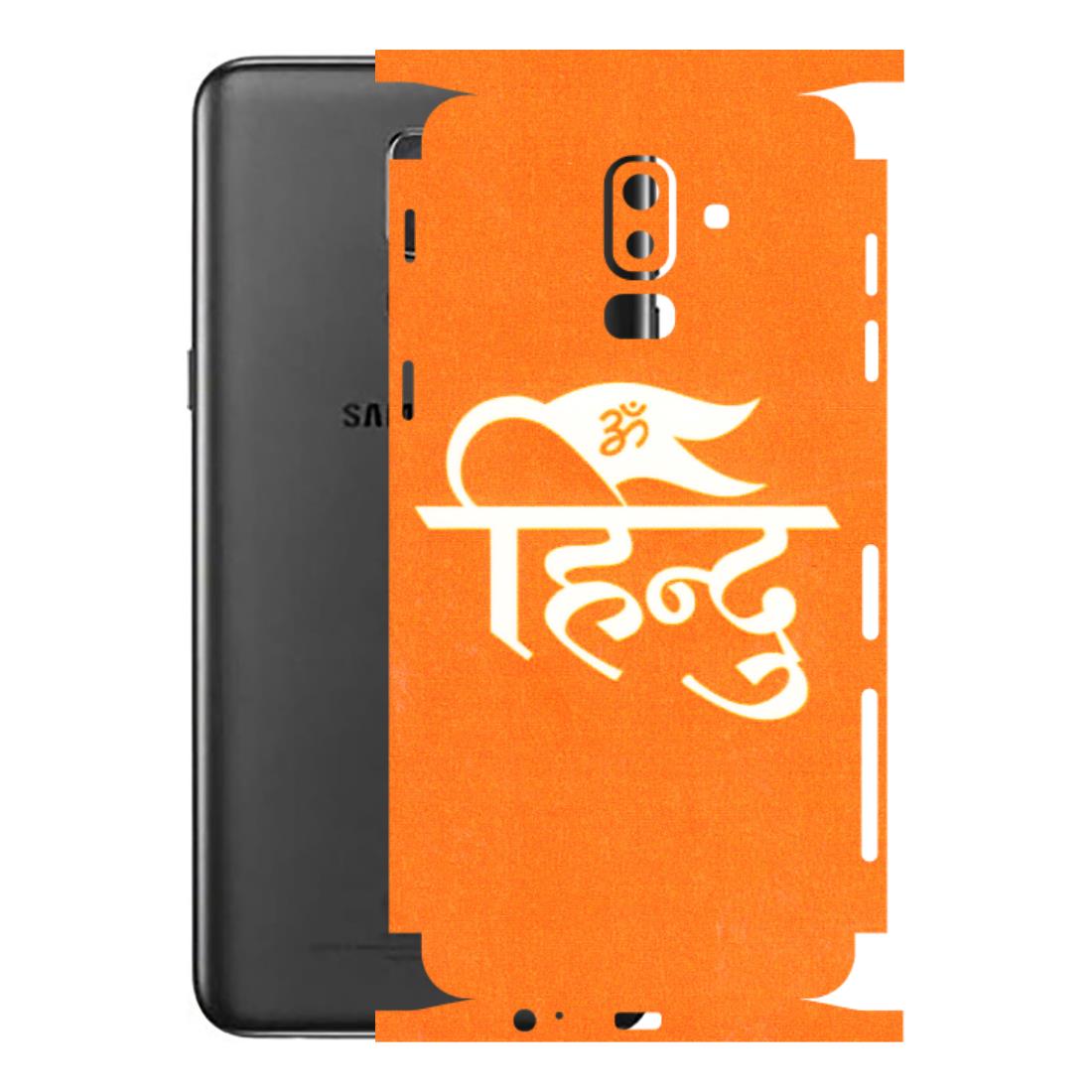 Samsung M/F/Note/Flip and C Phone Skins (All Models) - Hindu Kesari - 3D Embossed Finish (L-154) Samsung Galaxy J8 2018