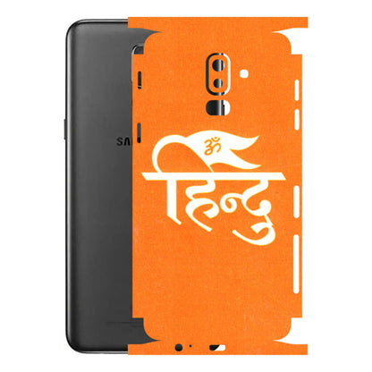 Samsung M/F/Note/Flip and C Phone Skins (All Models) - Hindu Kesari - 3D Embossed Finish (L-154) Samsung Galaxy J8 2018