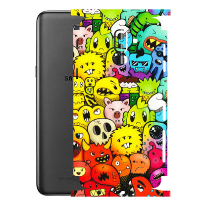 Samsung M/F/Note/Flip and C Phone Skins (All Models) - Angry Funkies - 3D Embossed Finish (L-169) Samsung Galaxy J8 2018