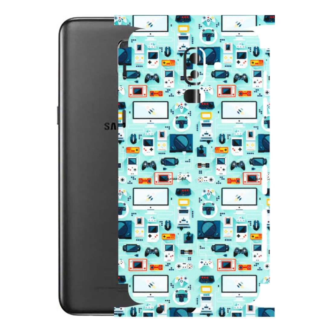 Samsung M/F/Note/Flip and C Phone Skins (All Models) - Gadgets Doodle - 3D Embossed Finish (L-184) Samsung Galaxy J8 2018