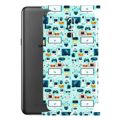 Samsung M/F/Note/Flip and C Phone Skins (All Models) - Gadgets Doodle - 3D Embossed Finish (L-184) Samsung Galaxy J8 2018