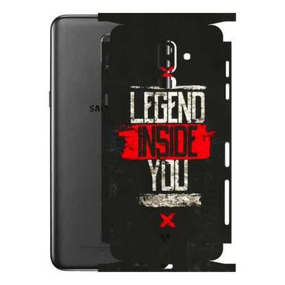 Samsung M/F/Note/Flip and C Phone Skins (All Models) - Legend Inside You - 3D Embossed Finish (L-186) Samsung Galaxy J8 2018
