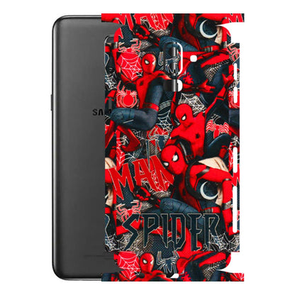 Samsung M/F/Note/Flip and C Phone Skins (All Models) - SpiderMan Cool - 3D Embossed Finish (L-188) Samsung Galaxy J8 2018