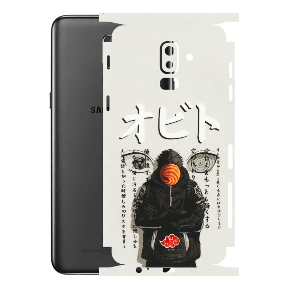 Samsung M/F/Note/Flip and C Phone Skins (All Models) - Obito Anime Eye - 3D Embossed Finish (L-19) Samsung Galaxy J8 2018