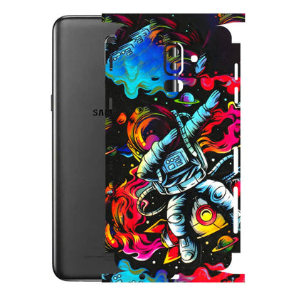 Samsung M/F/Note/Flip and C Phone Skins (All Models) - Astronaut Dope - 3D Embossed Finish (L-191) Samsung Galaxy J8 2018