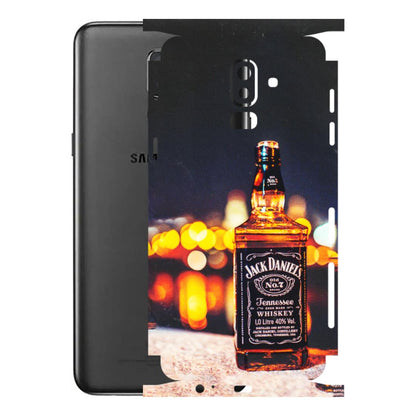 Samsung M/F/Note/Flip and C Phone Skins (All Models) - JD Whiskey Bottle - 3D Embossed Finish (L-20) Samsung Galaxy J8 2018