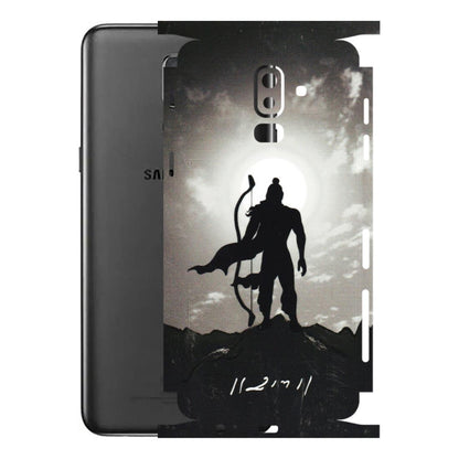 Samsung M/F/Note/Flip and C Phone Skins (All Models) - Jai Siya Ram - 3D Embossed Finish (L-200) Samsung Galaxy J8 2018
