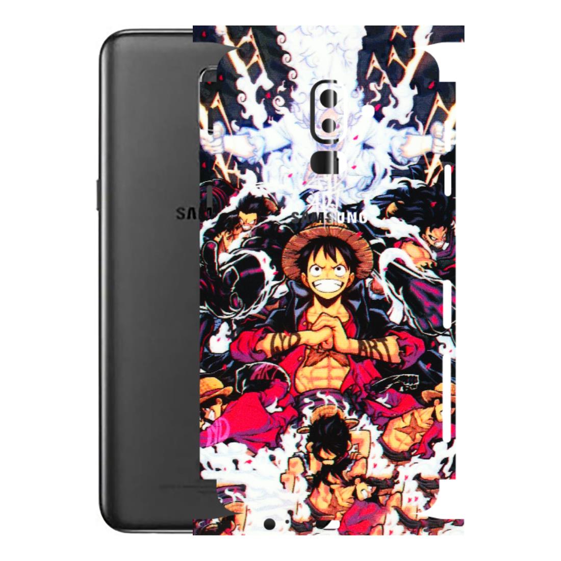 Samsung M/F/Note/Flip and C Phone Skins (All Models) - Luffy Anime Character - 3D Embossed Finish (L-203) Samsung Galaxy J8 2018