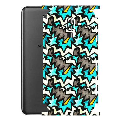 Samsung M/F/Note/Flip and C Phone Skins (All Models) - Funky Zig Zag - 3D Embossed Finish (L-223) Samsung Galaxy J8 2018
