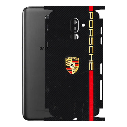 Samsung M/F/Note/Flip and C Phone Skins (All Models) - Premium Porsche - 3D Embossed Finish (L-225) Samsung Galaxy J8 2018