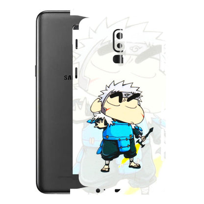 Samsung M/F/Note/Flip and C Phone Skins (All Models) - Angry Young Shinchan - 3D Embossed Finish (L-226) Samsung Galaxy J8 2018