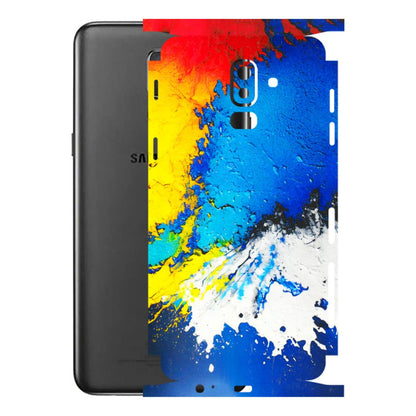 Samsung M/F/Note/Flip and C Phone Skins (All Models) - Acrylic Paint Spill - 3D Embossed Finish (L-229) Samsung Galaxy J8 2018