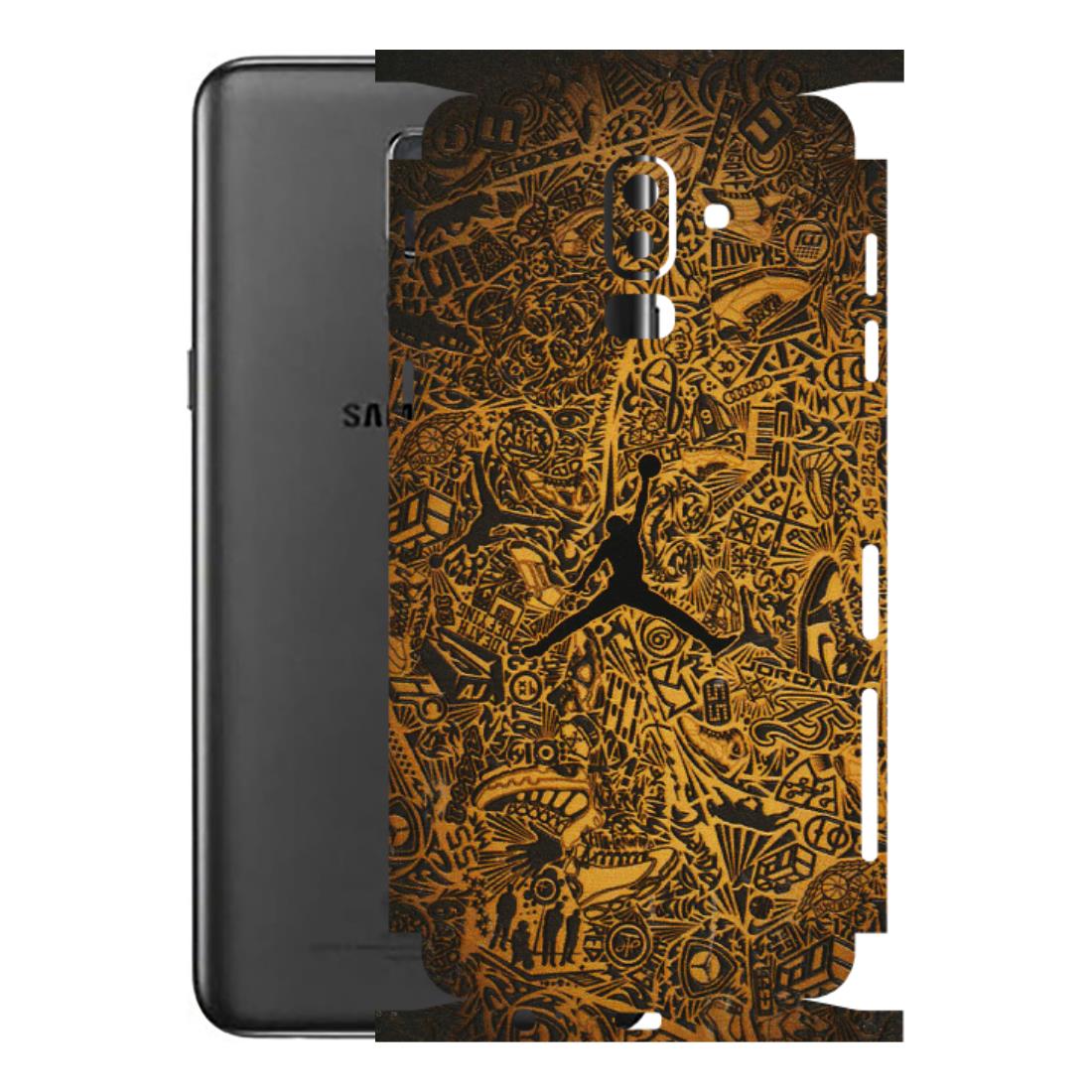 Samsung M/F/Note/Flip and C Phone Skins (All Models) - Premium Gold Basketball Player - 3D Embossed Finish (L-236) Samsung Galaxy J8 2018