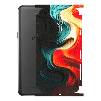 Samsung M/F/Note/Flip and C Phone Skins (All Models) - The Silky Swirl - 3D Embossed Finish (L-240) Samsung Galaxy J8 2018