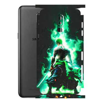 Samsung M/F/Note/Flip and C Phone Skins (All Models) - Zoro Sword - 3D Embossed Finish (L-241) Samsung Galaxy J8 2018