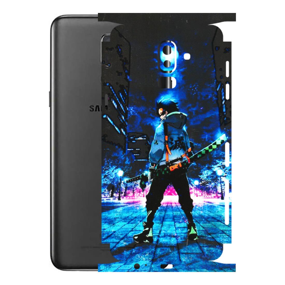 Samsung M/F/Note/Flip and C Phone Skins (All Models) - Demon Slayer Sword - 3D Embossed Finish (L-247) Samsung Galaxy J8 2018