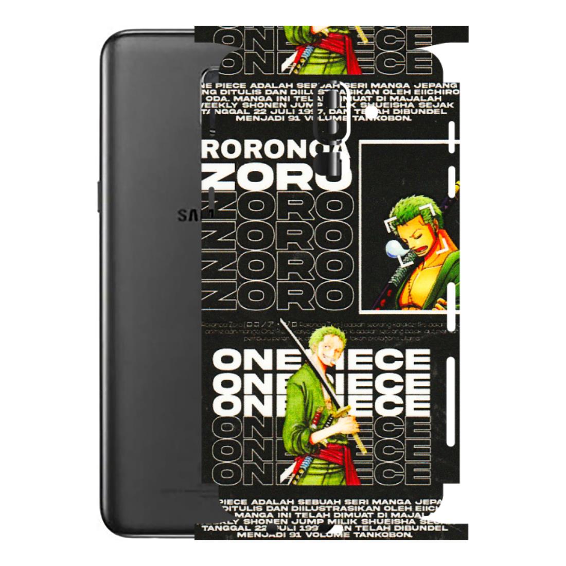 Samsung M/F/Note/Flip and C Phone Skins (All Models) - One Piece Zoro - 3D Embossed Finish (L-250) Samsung Galaxy J8 2018