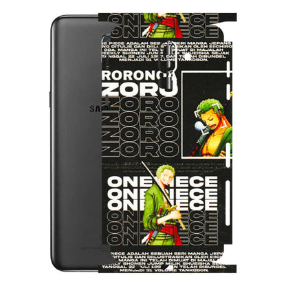 Samsung M/F/Note/Flip and C Phone Skins (All Models) - One Piece Zoro - 3D Embossed Finish (L-250) Samsung Galaxy J8 2018