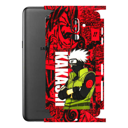 Samsung M/F/Note/Flip and C Phone Skins (All Models) - Kakashi Red Anime - 3D Embossed Finish (L-251) Samsung Galaxy J8 2018