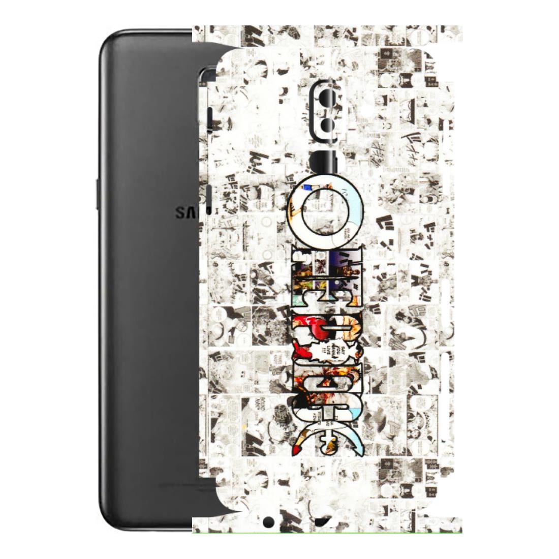 Samsung M/F/Note/Flip and C Phone Skins (All Models) - One Piece Manga - 3D Embossed Finish (L-26) Samsung Galaxy J8 2018