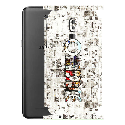 Samsung M/F/Note/Flip and C Phone Skins (All Models) - One Piece Manga - 3D Embossed Finish (L-26) Samsung Galaxy J8 2018
