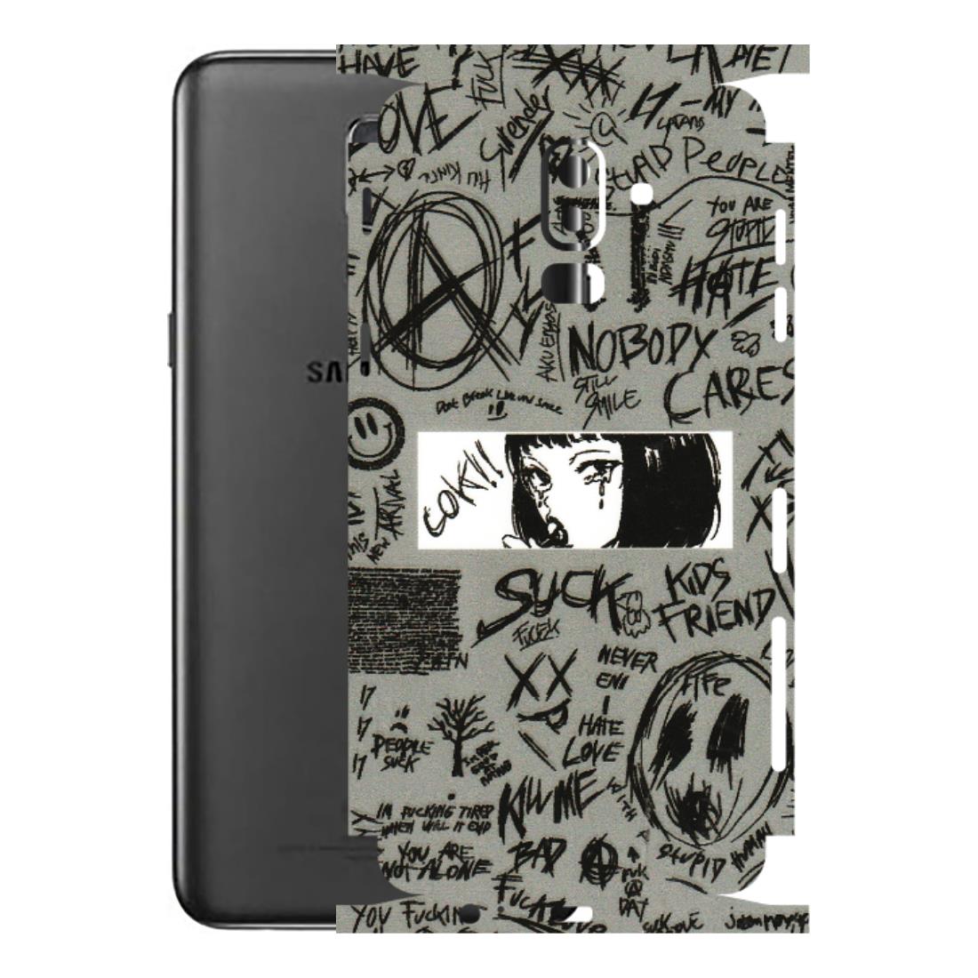 Samsung M/F/Note/Flip and C Phone Skins (All Models) - Never Have Love Anime - 3D Embossed Finish (L-260) Samsung Galaxy J8 2018
